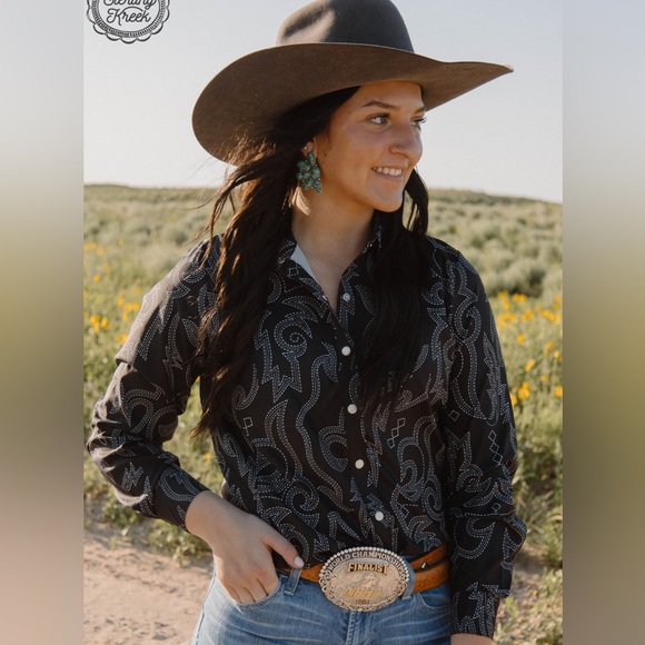 Boot Scootin Button Up - Picture 1 of 9